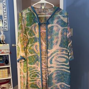 Colorful Sheer Cover-Up